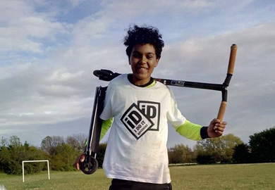 dylan id2 stunt scooter rider