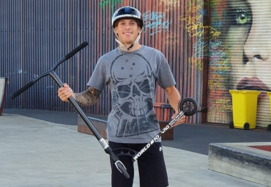 jordan hall id2 stunt scooter rider